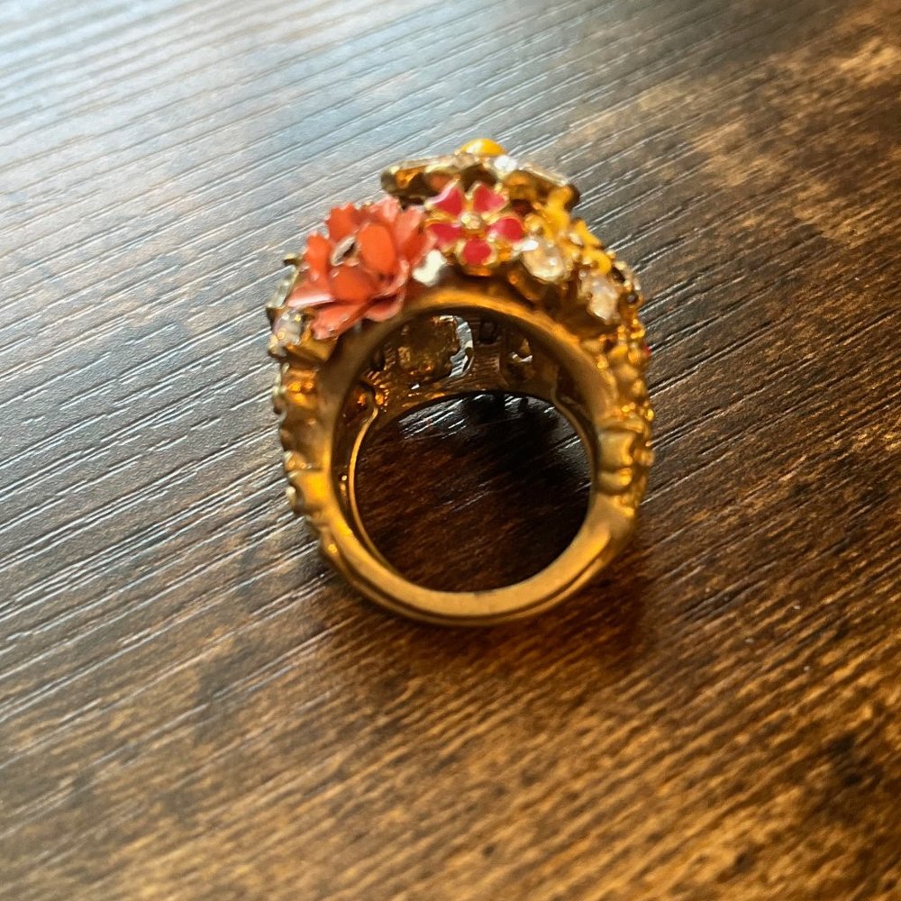 Juicy Couture Flower Adjustable Ring - image 3